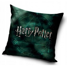 Poszewka na poduszkę Harry Potter 40x40 wzór HP182006 zielona