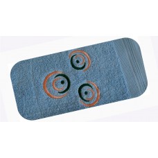 Ręcznik kąpielowy frotte 50x100 bawełna niebieski RB50100-49 oczy