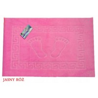 Dywanik łazienkowy antypoślizgowy 50x70 cm jasny różowy