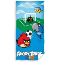 Ręcznik dziecięcy kąpielowy licencyjny 70x140 Angry Birds wzór 18