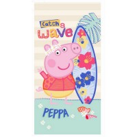 Ręcznik dziecięcy kąpielowy licencyjny 70x140 peppa wzór 81