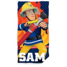 Ręcznik dziecięcy kąpielowy licencyjny 70x140 strażak Sam wzór 5