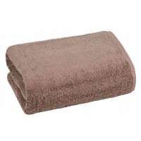 Ręcznik kąpielowy frotte 50x100 bawełniany jasny brąz