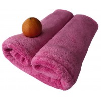 Ręcznik kąpielowy z mikrofibry 70x140 szybkoschnący różowy
