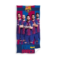 Ręcznik dziecięcy kąpielowy licencyjny 70x140 FC Barcelona wzór 99 